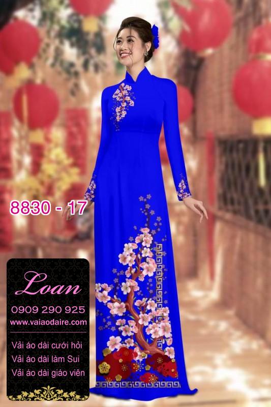 Vải áo dài cành Đào