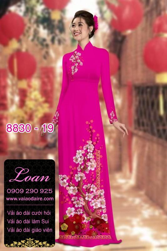 Vải áo dài cành Đào