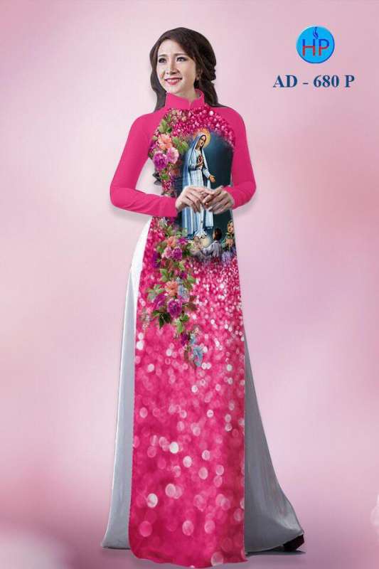 Vải áo dài đức mẹ Maria