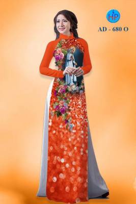 Vải áo dài đức mẹ Maria-DT 887