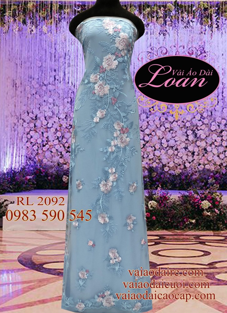 Vải áo dài ren cao cấp