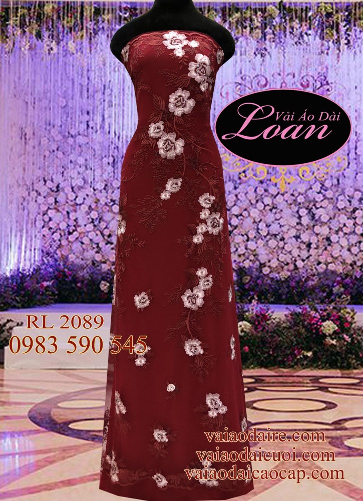 Vải áo dài ren cao cấp