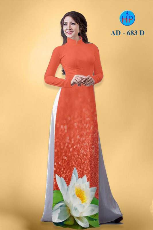 Vải áo dài hoa Sen