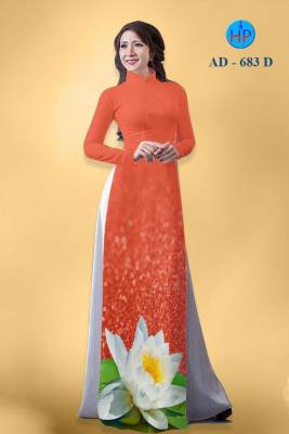 Vải áo dài hoa Sen-DT 890