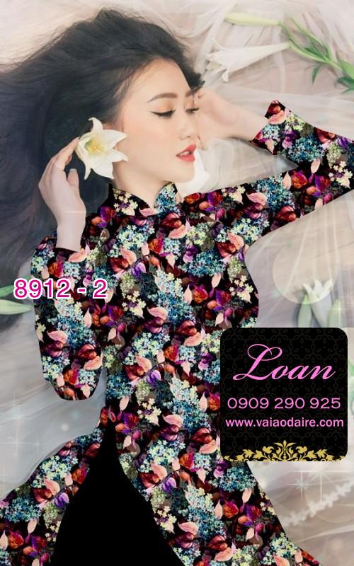 Vải áo dài hoa nhí