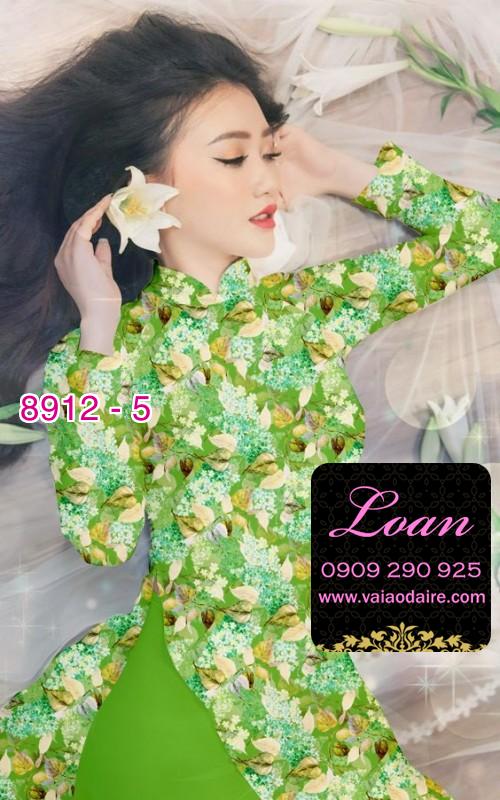 Vải áo dài hoa nhí