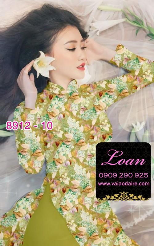 Vải áo dài hoa nhí