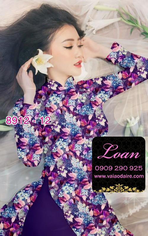 Vải áo dài hoa nhí
