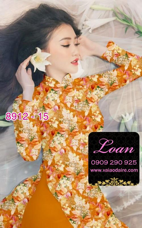 Vải áo dài hoa nhí