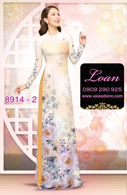 Vải áo dài phong cảnh