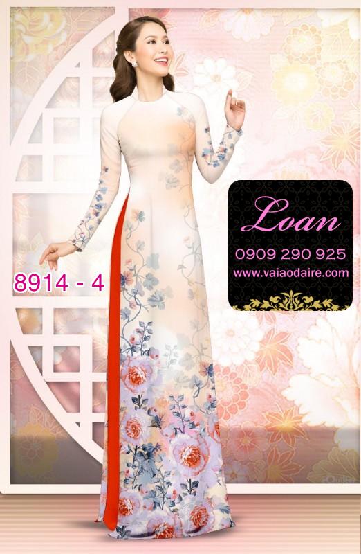 Vải áo dài phong cảnh