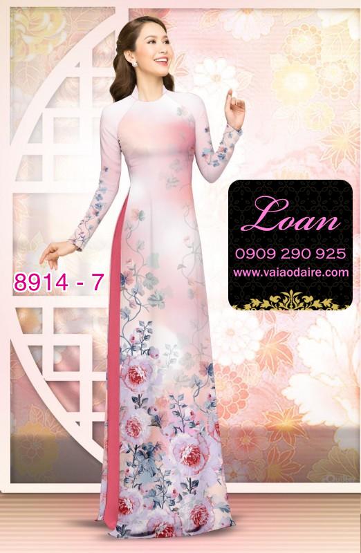 Vải áo dài phong cảnh