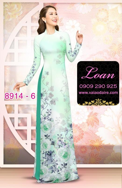 Vải áo dài phong cảnh