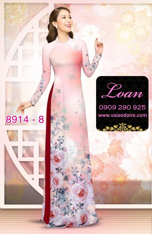 Vải áo dài phong cảnh