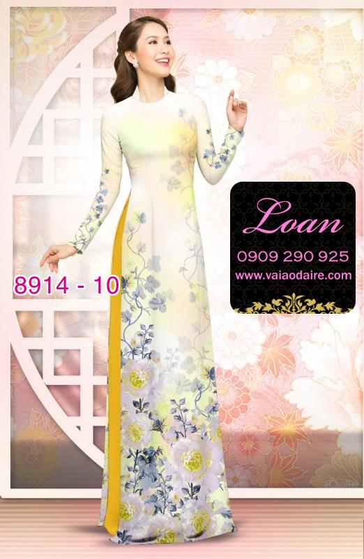 Vải áo dài phong cảnh