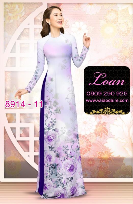 Vải áo dài phong cảnh