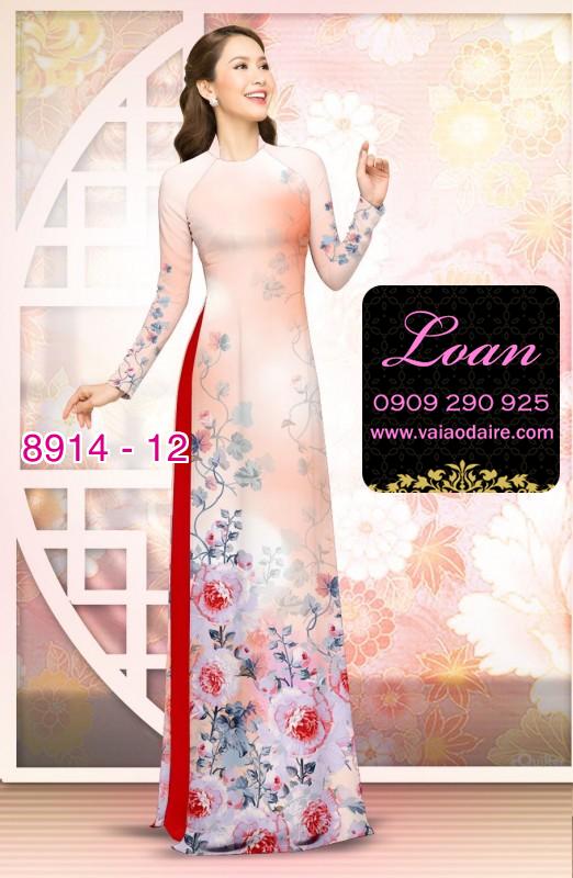 Vải áo dài phong cảnh