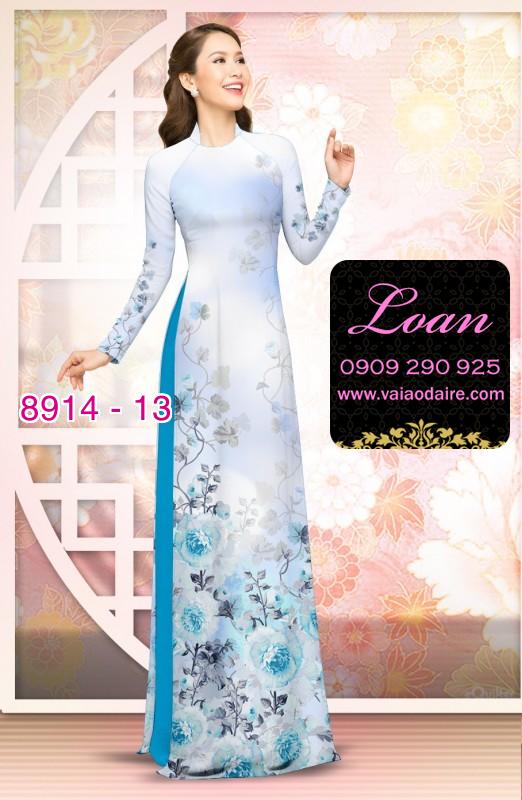 Vải áo dài phong cảnh