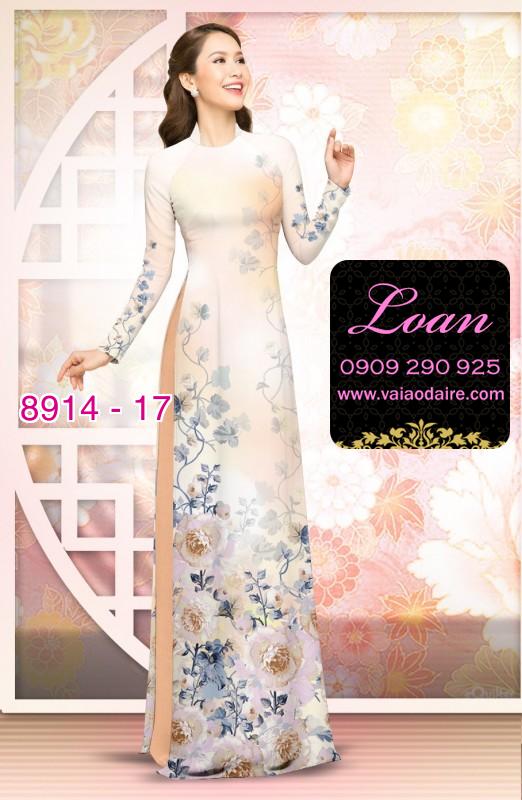 Vải áo dài phong cảnh