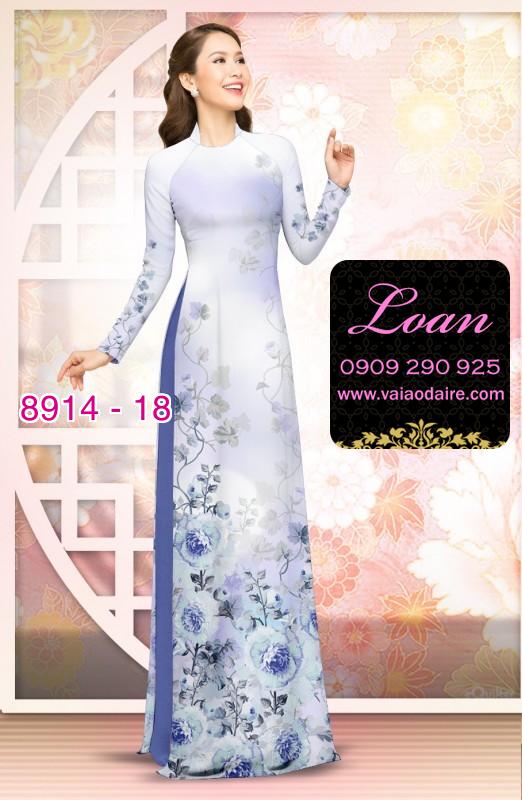 Vải áo dài phong cảnh