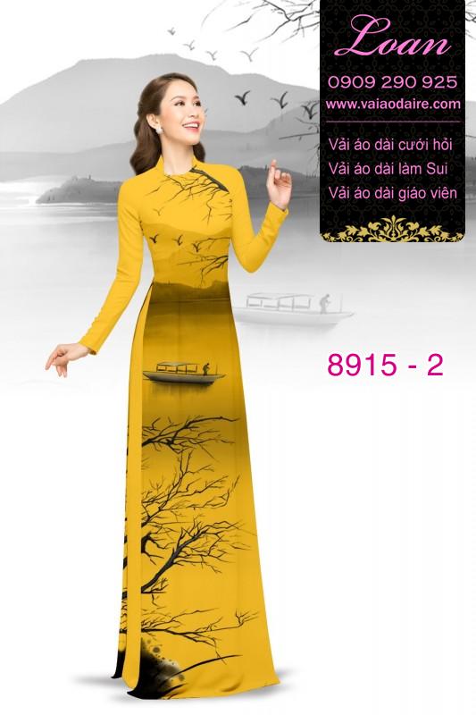 Vải áo dài phong cảnh