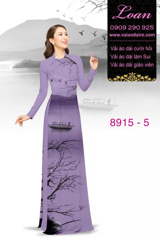 Vải áo dài phong cảnh