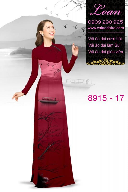 Vải áo dài phong cảnh