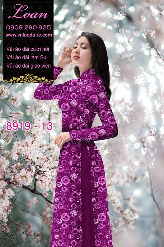 Vải áo dài hoa nhí Vải áo dài hoa nhí