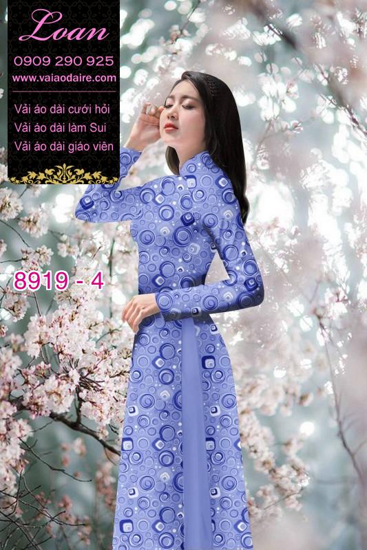 Vải áo dài hoa nhí Vải áo dài hoa nhí