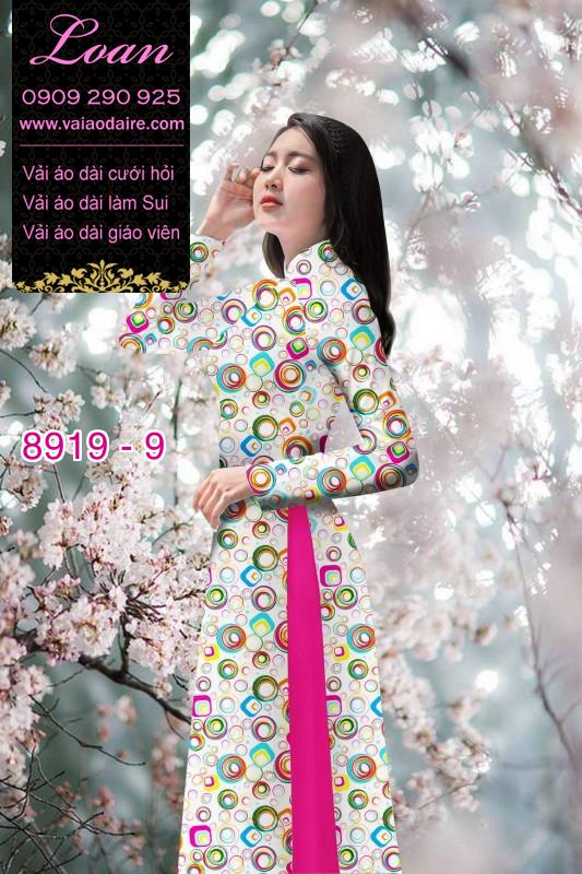 Vải áo dài hoa nhí Vải áo dài hoa nhí