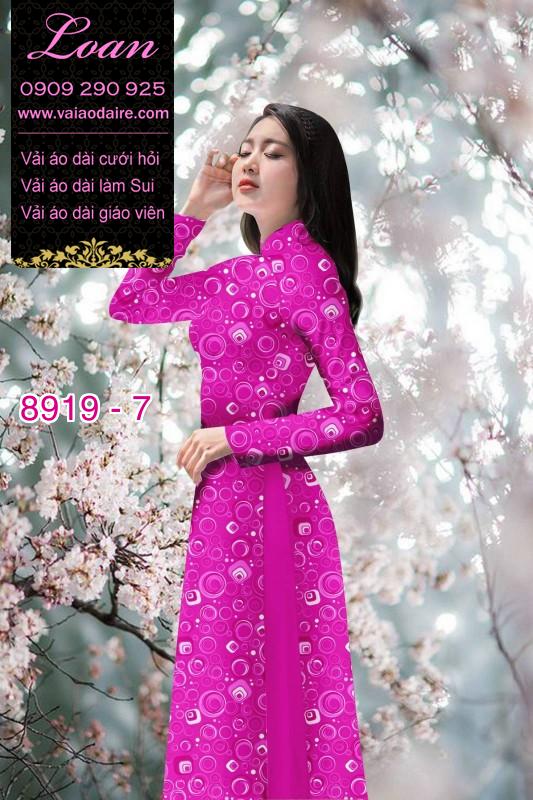 Vải áo dài hoa nhí Vải áo dài hoa nhí