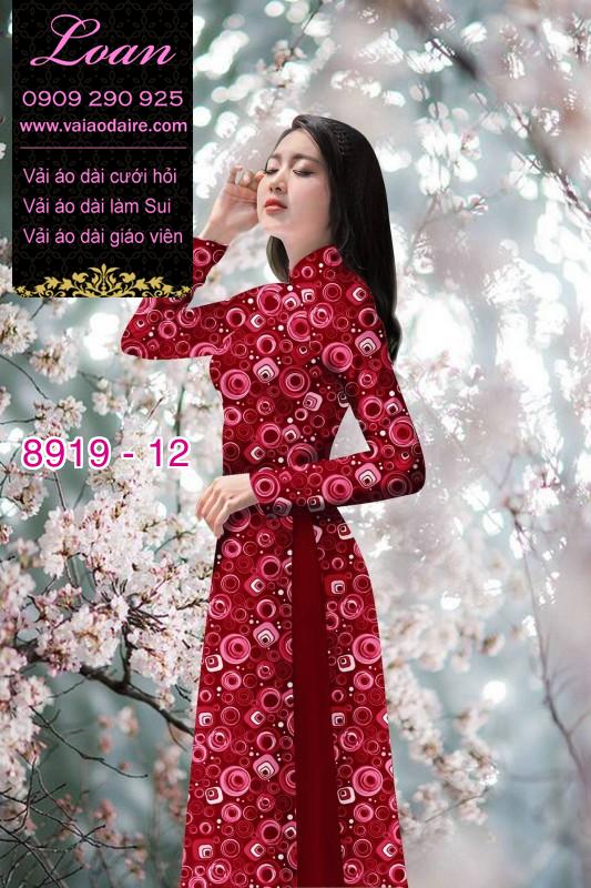 Vải áo dài hoa nhí Vải áo dài hoa nhí
