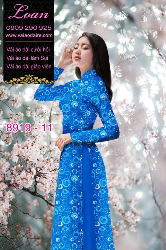 Vải áo dài hoa nhí Vải áo dài hoa nhí