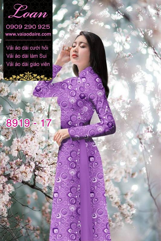 Vải áo dài hoa nhí Vải áo dài hoa nhí