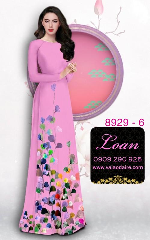 Vải áo dài hình lá cây Vải áo dài hình lá cây