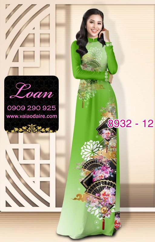 Vải áo dài hoa 3D Vải áo dài hoa 3D