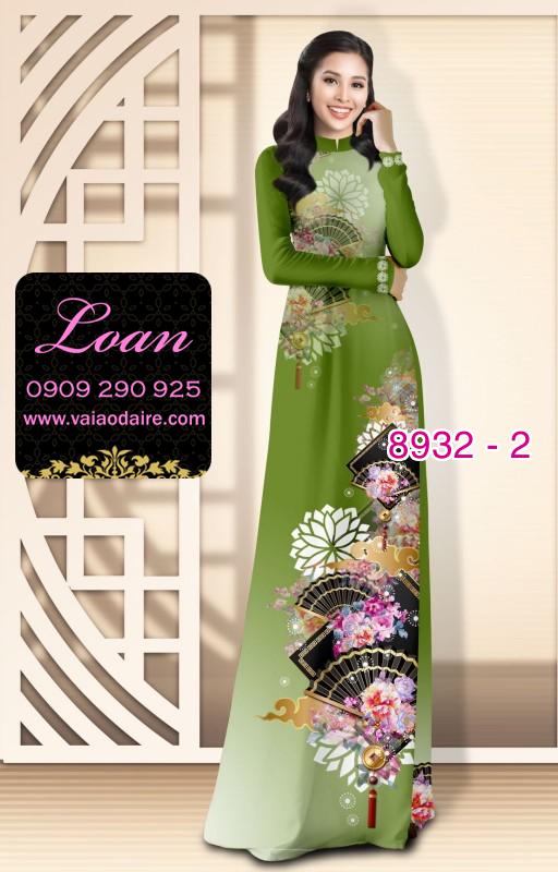 Vải áo dài hoa 3D Vải áo dài hoa 3D