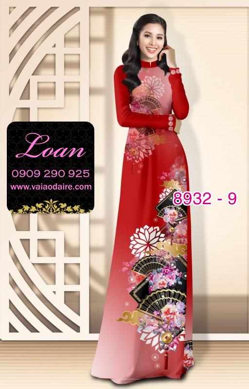 Vải áo dài hoa 3D Vải áo dài hoa 3D