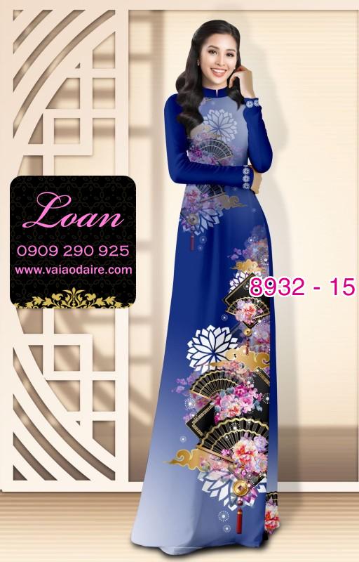 Vải áo dài hoa 3D Vải áo dài hoa 3D