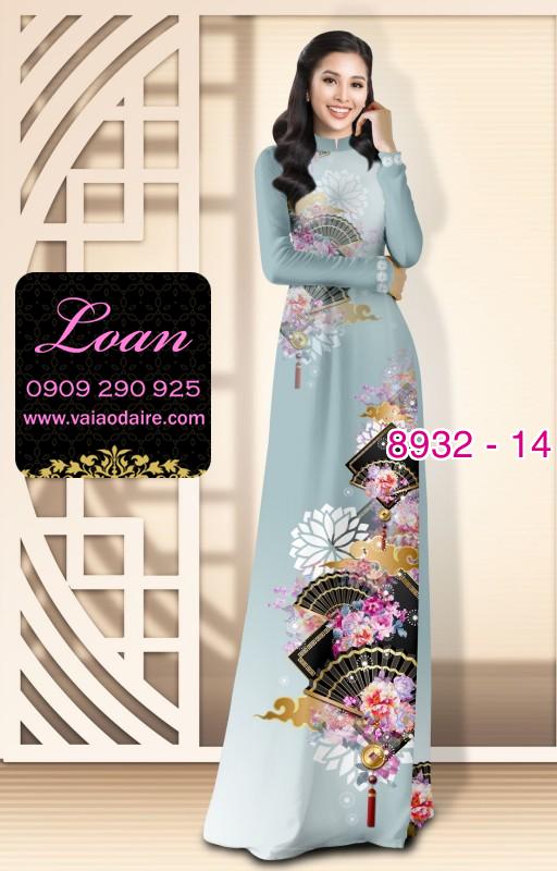 Vải áo dài hoa 3D Vải áo dài hoa 3D