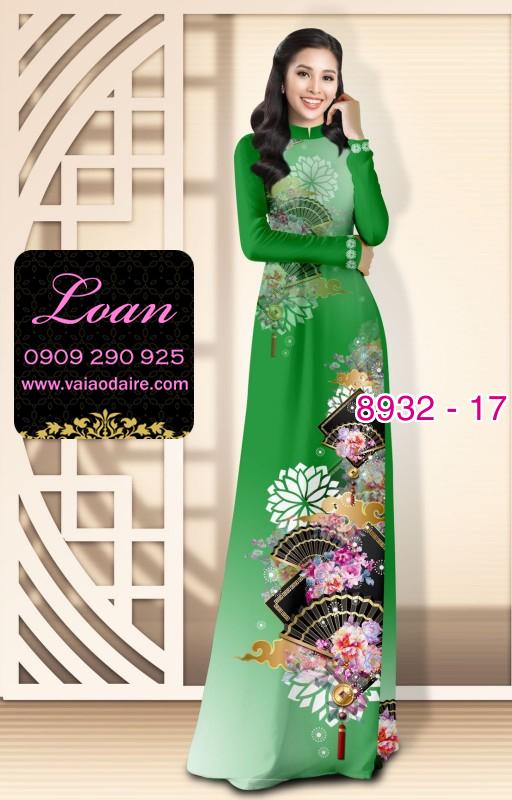Vải áo dài hoa 3D Vải áo dài hoa 3D