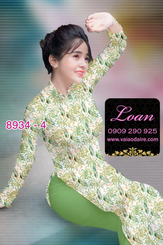Vải áo dài hoa nhí Vải áo dài hoa nhí