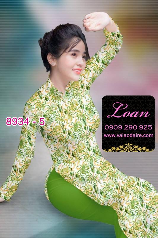 Vải áo dài hoa nhí Vải áo dài hoa nhí