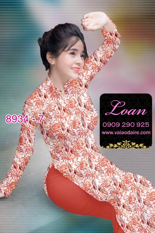 Vải áo dài hoa nhí Vải áo dài hoa nhí