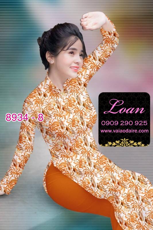 Vải áo dài hoa nhí Vải áo dài hoa nhí