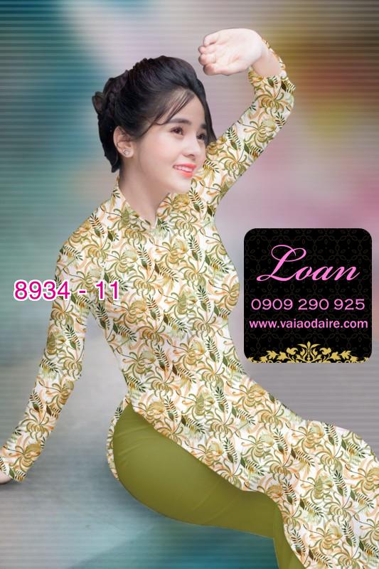 Vải áo dài hoa nhí Vải áo dài hoa nhí