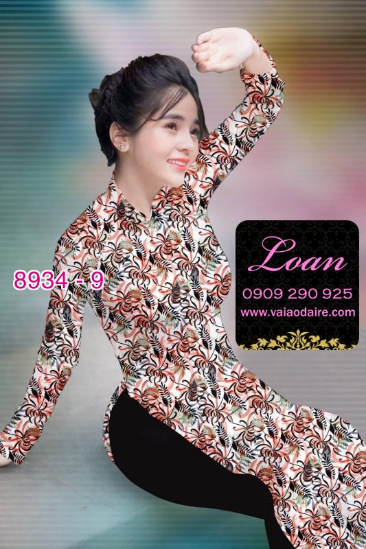 Vải áo dài hoa nhí Vải áo dài hoa nhí