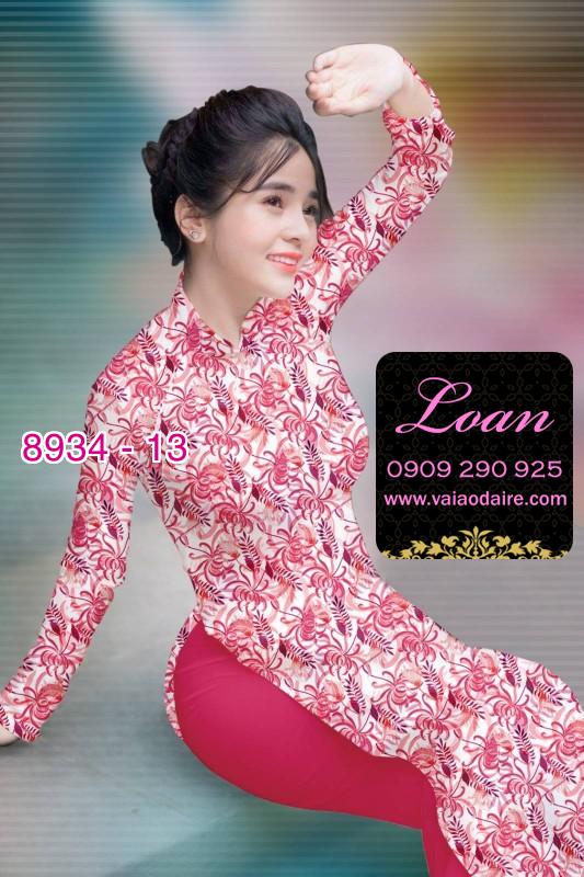 Vải áo dài hoa nhí Vải áo dài hoa nhí