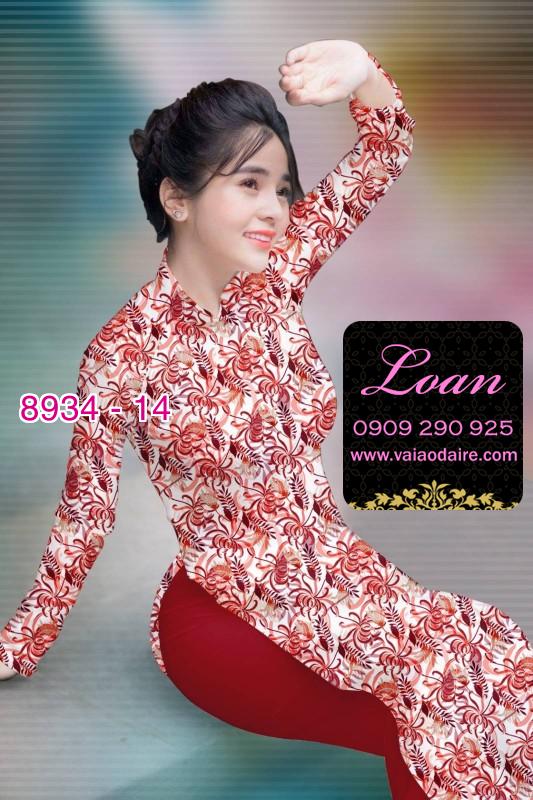 Vải áo dài hoa nhí Vải áo dài hoa nhí