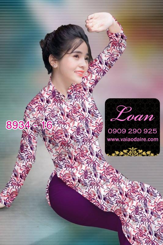 Vải áo dài hoa nhí Vải áo dài hoa nhí